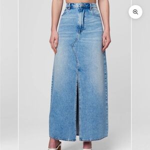 NWT Western Light Blue Denim Skirt